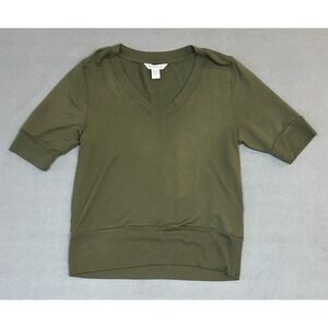 Athleta Shirt Womens Green Short Sleeve T-Shirt Casual Size Small